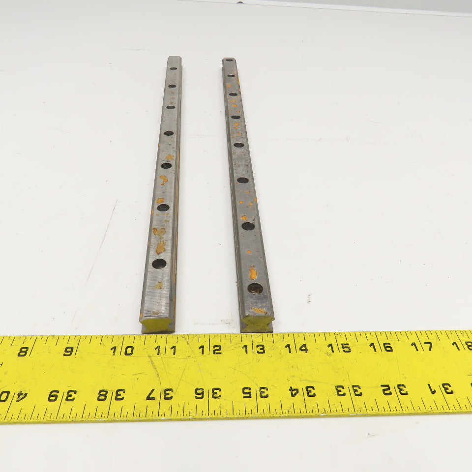 20mm x 18mm Profile Linear Guide Rail 450mm OAL Lot Of 2