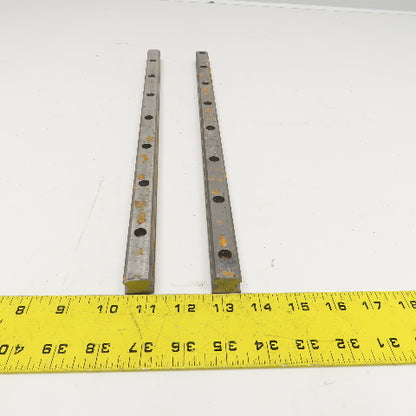 20mm x 18mm Profile Linear Guide Rail 450mm OAL Lot Of 2