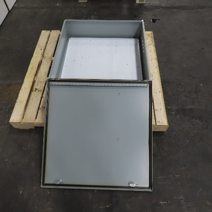 Hoffman CSD30308 30 x 30" x 8" Steel Electrical Enclosure W/ Backplate Type 4,12