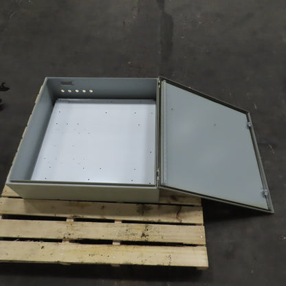 Hoffman CSD30308 30 x 30" x 8" Steel Electrical Enclosure W/ Backplate Type 4,12