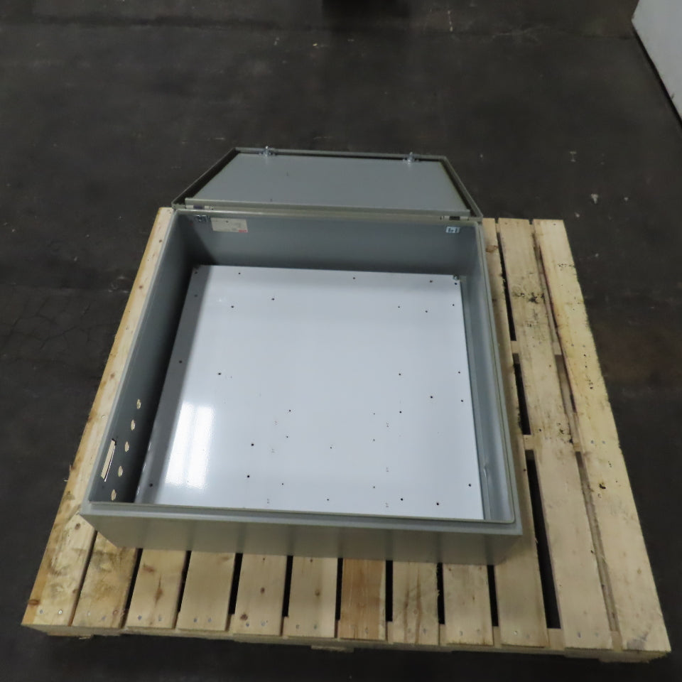 Hoffman CSD30308 30 x 30" x 8" Steel Electrical Enclosure W/ Backplate Type 4,12