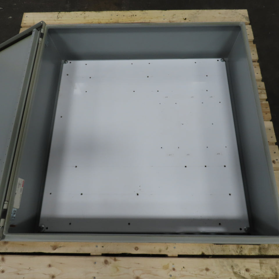 Hoffman CSD30308 30 x 30" x 8" Steel Electrical Enclosure W/ Backplate Type 4,12