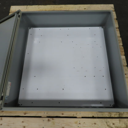 Hoffman CSD30308 30 x 30" x 8" Steel Electrical Enclosure W/ Backplate Type 4,12