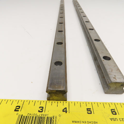 23mm x 22mm W Profile Linear Guide Rail 850mm OAL Lot Of 2