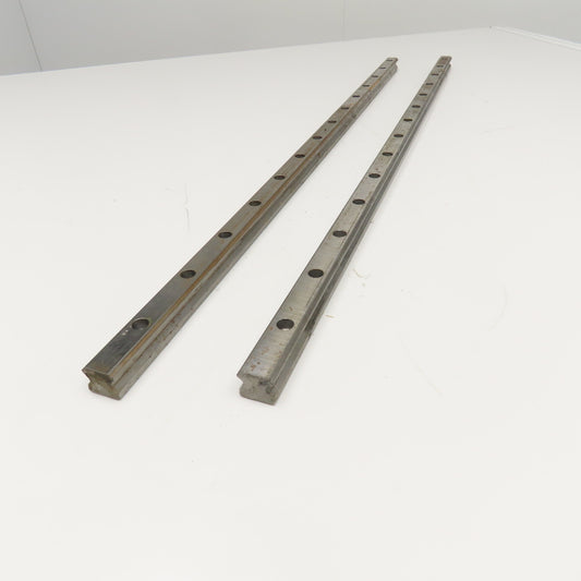 23mm x 22mm W Profile Linear Guide Rail 850mm OAL Lot Of 2