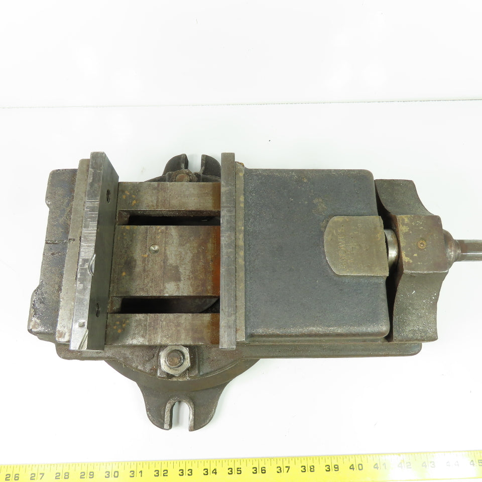 Gleaves Mill 6-1/4"x 4" Precision Milling Drilling Machine Vise W/Swivel Base