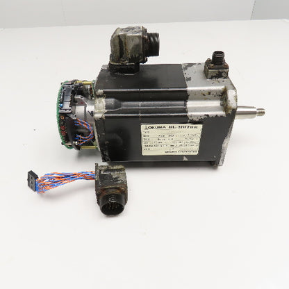 Okuma BL MC50E-20TB 1kW 2000RPM 3Ph 133V 133Hz BL Motor Missing Cover