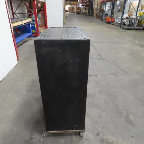 42x36x 18" Portable Lockable Enclosed Cabinet Tool Storage Rack Cart W/2 Shelves