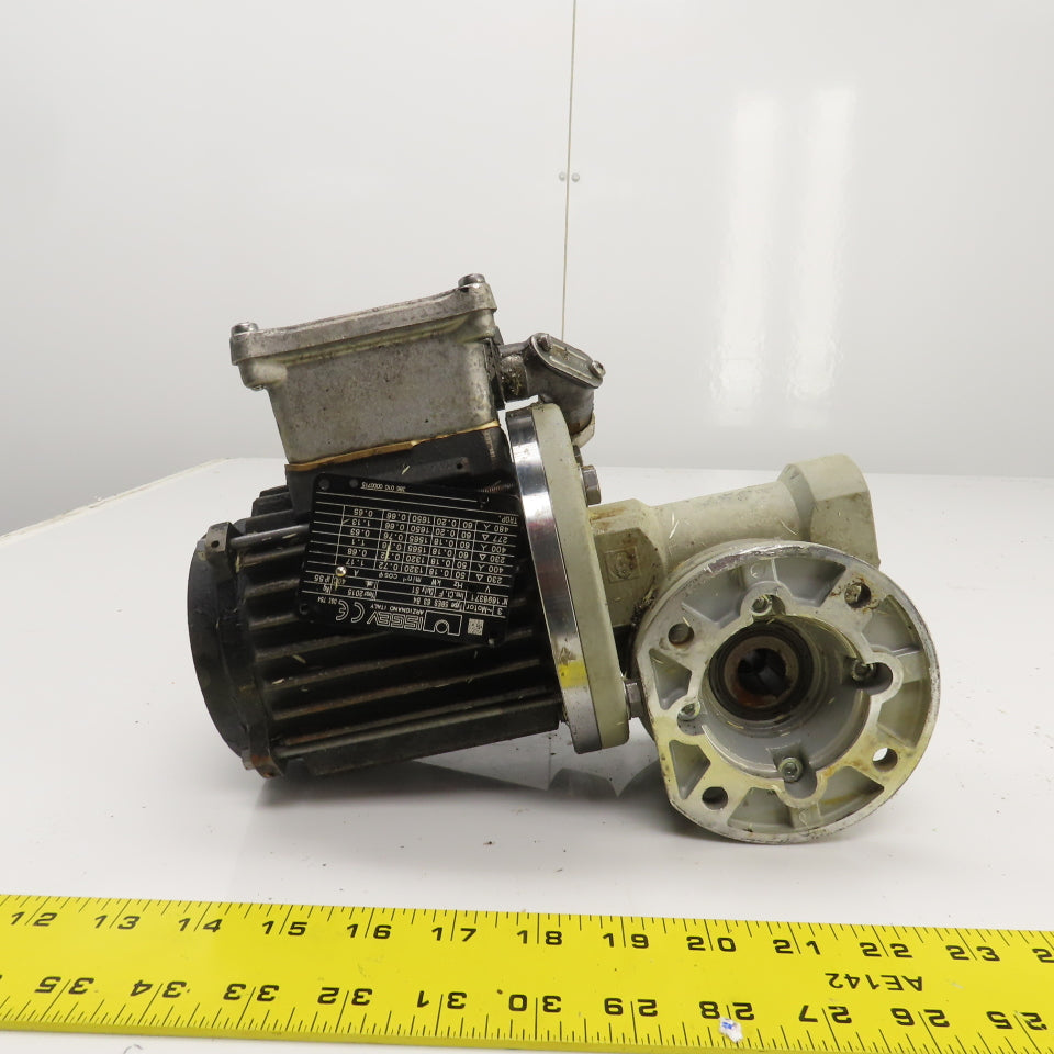 Isgev 5BES 63 B4 0.18/0.20kW Thru Shaft Gear Motor 30RPM 230/480V 3PH