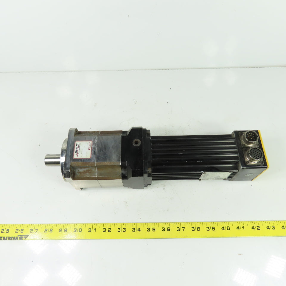 Parker J0343FR-NMSN 340V Brushless Servo Motor W/PS90-030 Gear Reducer 30:1
