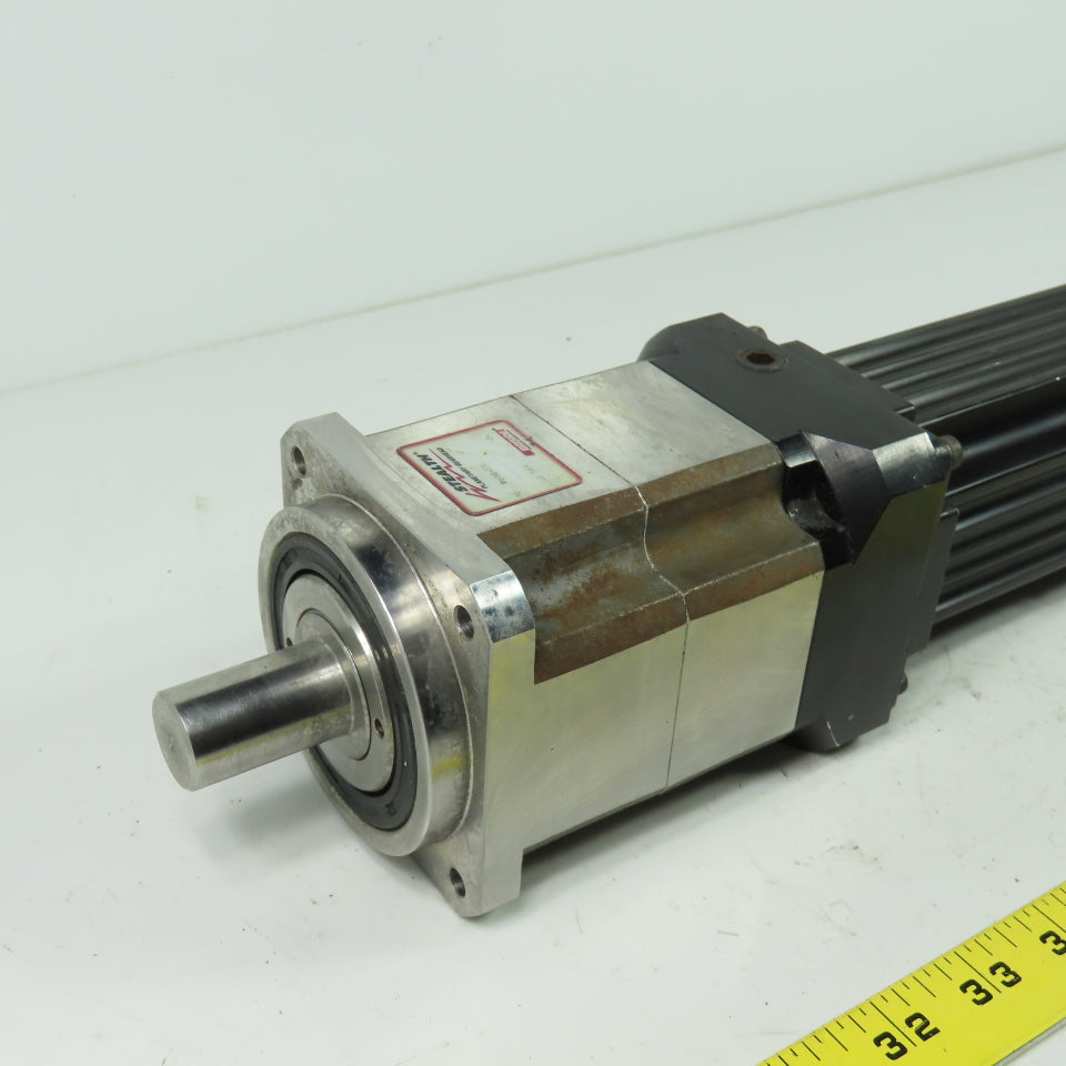 Parker J0343FR-NMSN 340V Brushless Servo Motor W/PS90-030 Gear Reducer 30:1