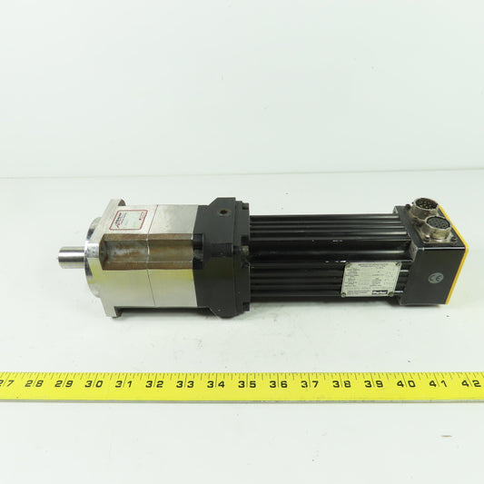 Parker J0343FR-NMSN 340V Brushless Servo Motor W/PS90-030 Gear Reducer 30:1
