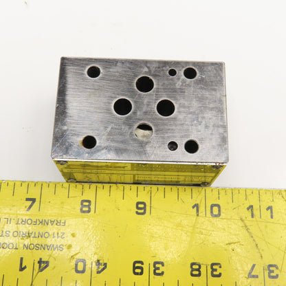 Parker CM2PPV50 Hydraulic Stack Check Valve 5000PSI