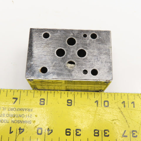 Parker CM2PPV50 Hydraulic Stack Check Valve 5000PSI