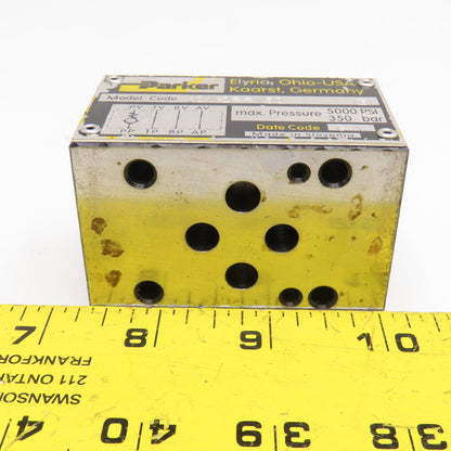 Parker CM2PPV50 Hydraulic Stack Check Valve 5000PSI