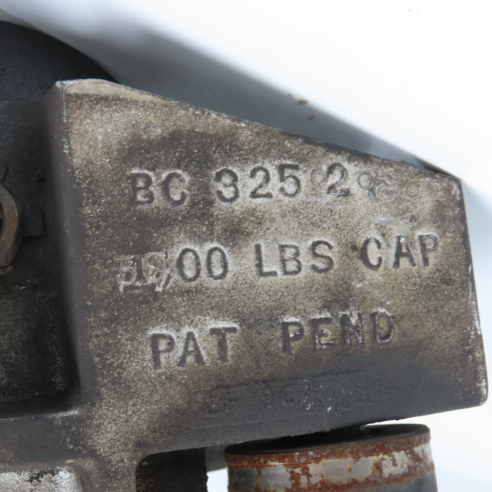 Unified Ind. Inc. BC 325 2 3000 Lbs. Steel Track Hoist Trolley 3-6" Flange