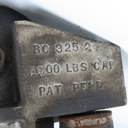 Unified Ind. Inc. BC 325 2 3000 Lbs. Steel Track Hoist Trolley 3-6" Flange