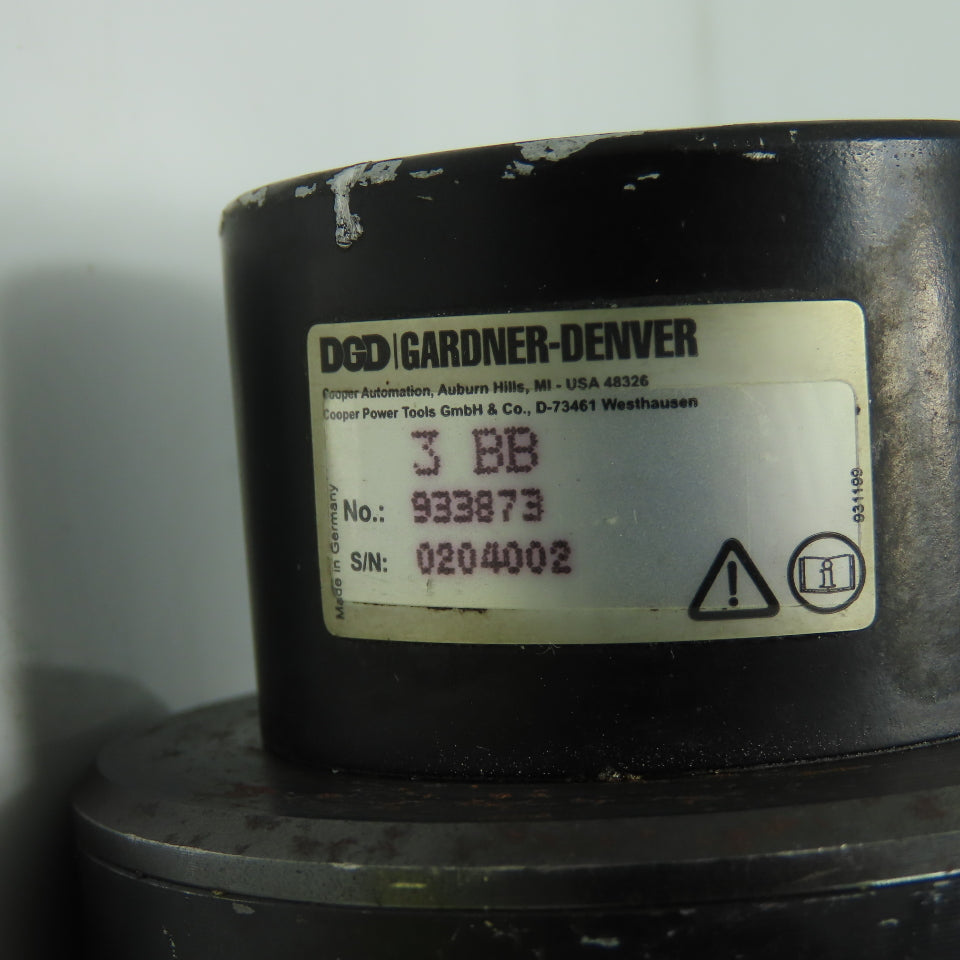 Gardner Denver 3B180A 927809 3BB 933873 Cooper Electric Nutrunner 5/8" Drive