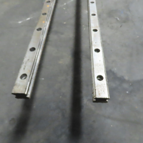 23mm Wide x 22mm Height Linear Guide Rail 3016mm / 118-3/4" OAL Lot Of 2