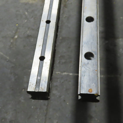23mm Wide x 22mm Height Linear Guide Rail 3016mm / 118-3/4" OAL Lot Of 2