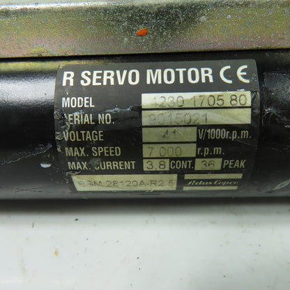 Atlas Copco 4230 1705 80 QMR55-29-RTV Electric Angle Nutrunner 1/2" 7.000 RPM