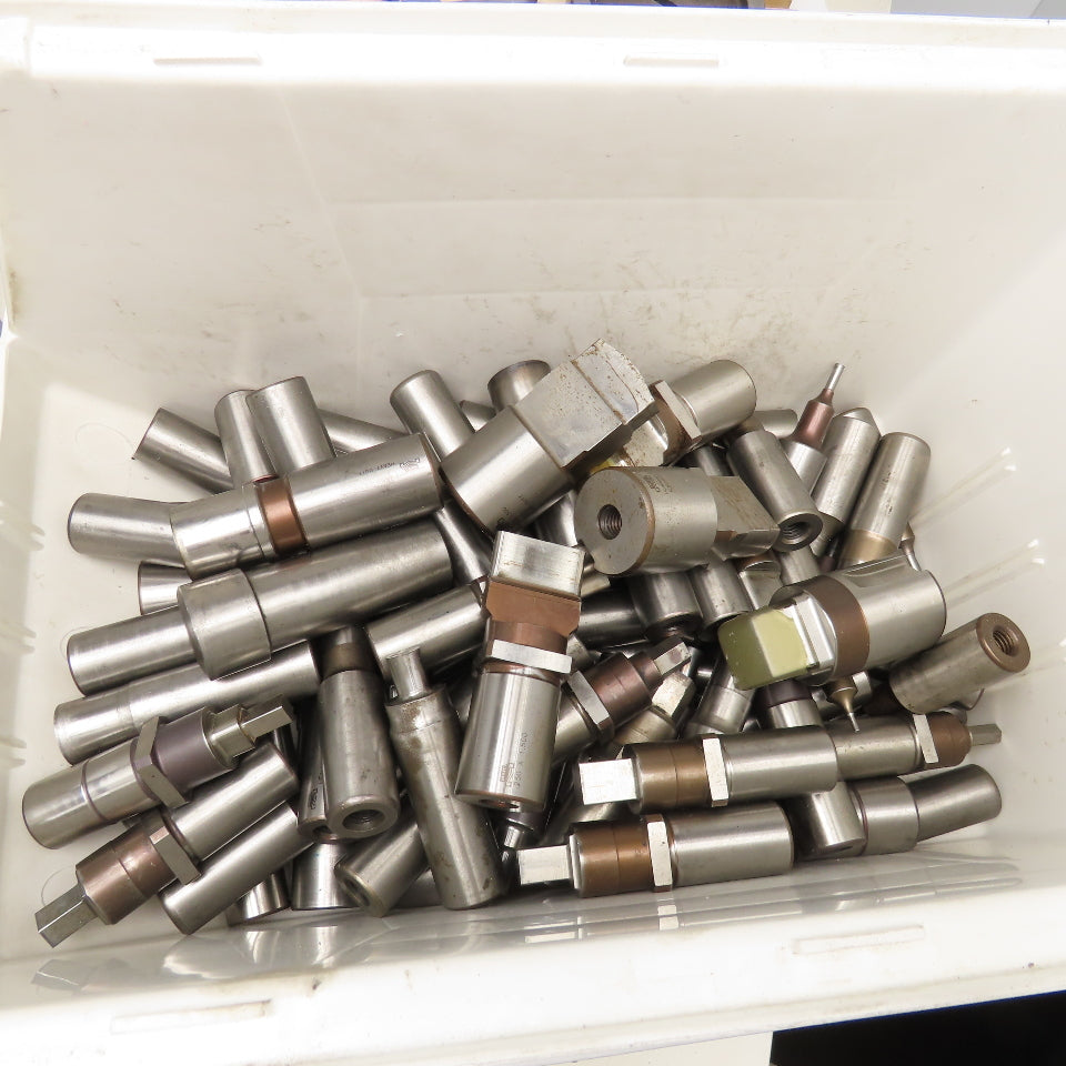 Huge Lot Misc. Shape CNC Turret Dies Punches Square Circles Etc. 670Lbs
