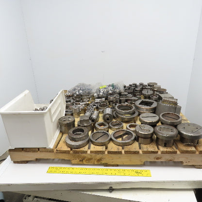 Huge Lot Misc. Shape CNC Turret Dies Punches Square Circles Etc. 670Lbs