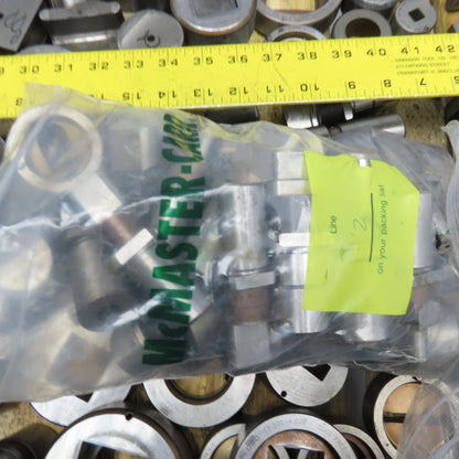 Huge Lot Misc. Shape CNC Turret Dies Punches Square Circles Etc. 670Lbs