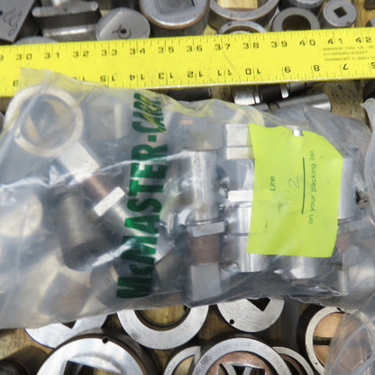 Huge Lot Misc. Shape CNC Turret Dies Punches Square Circles Etc. 670Lbs