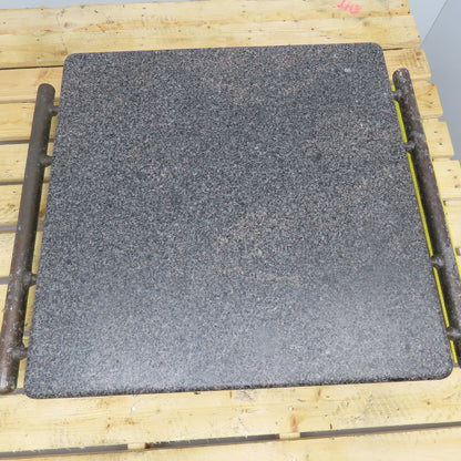 24" x 24" x 6" Black White Granite Surface Plate Layout Table
