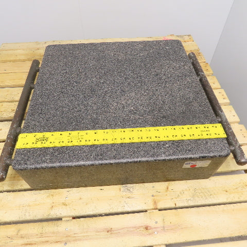 24" x 24" x 6" Black White Granite Surface Plate Layout Table