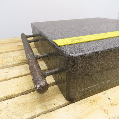24" x 24" x 6" Black White Granite Surface Plate Layout Table