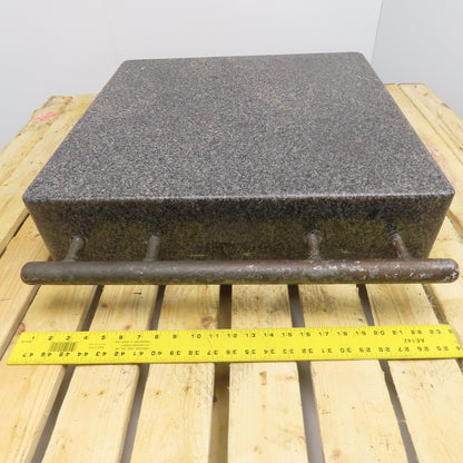 24" x 24" x 6" Black White Granite Surface Plate Layout Table