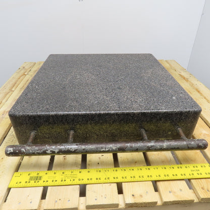 24" x 24" x 6" Black White Granite Surface Plate Layout Table