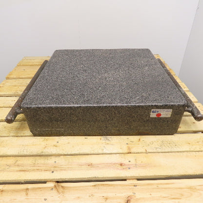 24" x 24" x 6" Black White Granite Surface Plate Layout Table