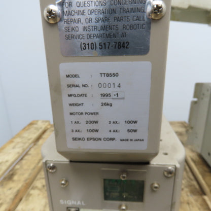 Seiko Epson SRC-310 Robot Arm Manipulator 4 Axis 200-250V Single Phase