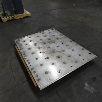 60" x 46" Ball Transfer Gravity Roller 304/28 Stainless Steel Plate