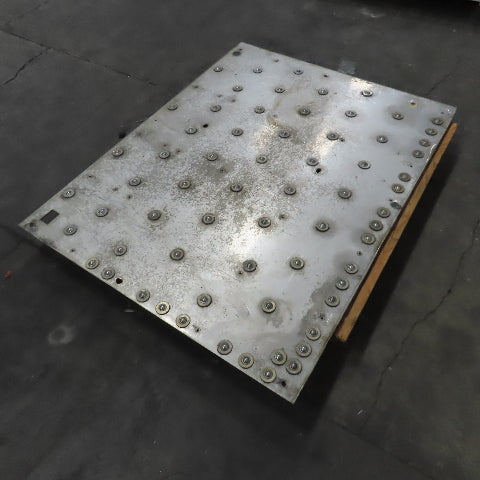 60" x 46" Ball Transfer Gravity Roller 304/28 Stainless Steel Plate