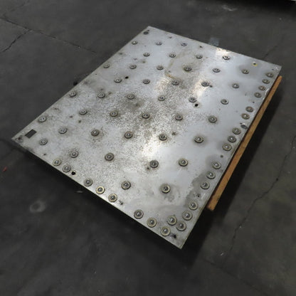 60" x 46" Ball Transfer Gravity Roller 304/28 Stainless Steel Plate