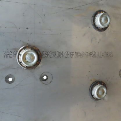60" x 46" Ball Transfer Gravity Roller 304/28 Stainless Steel Plate