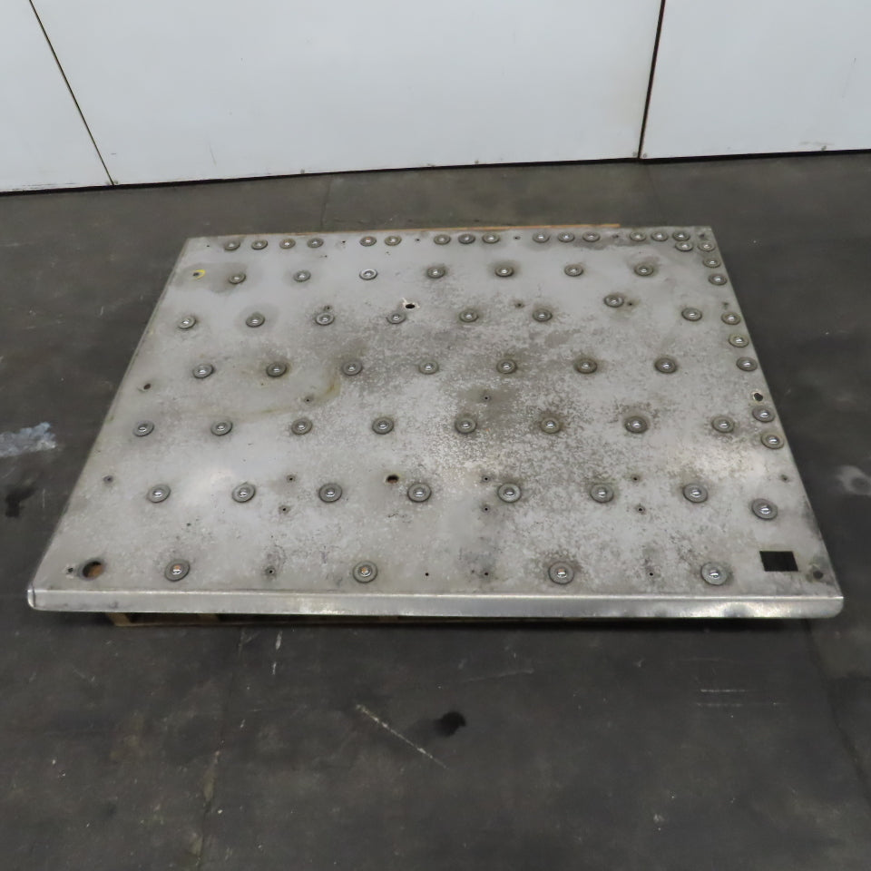 60" x 46" Ball Transfer Gravity Roller 304/28 Stainless Steel Plate