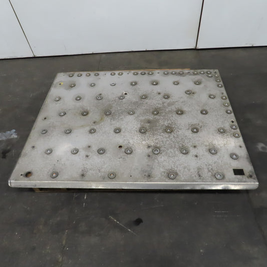 60" x 46" Ball Transfer Gravity Roller 304/28 Stainless Steel Plate