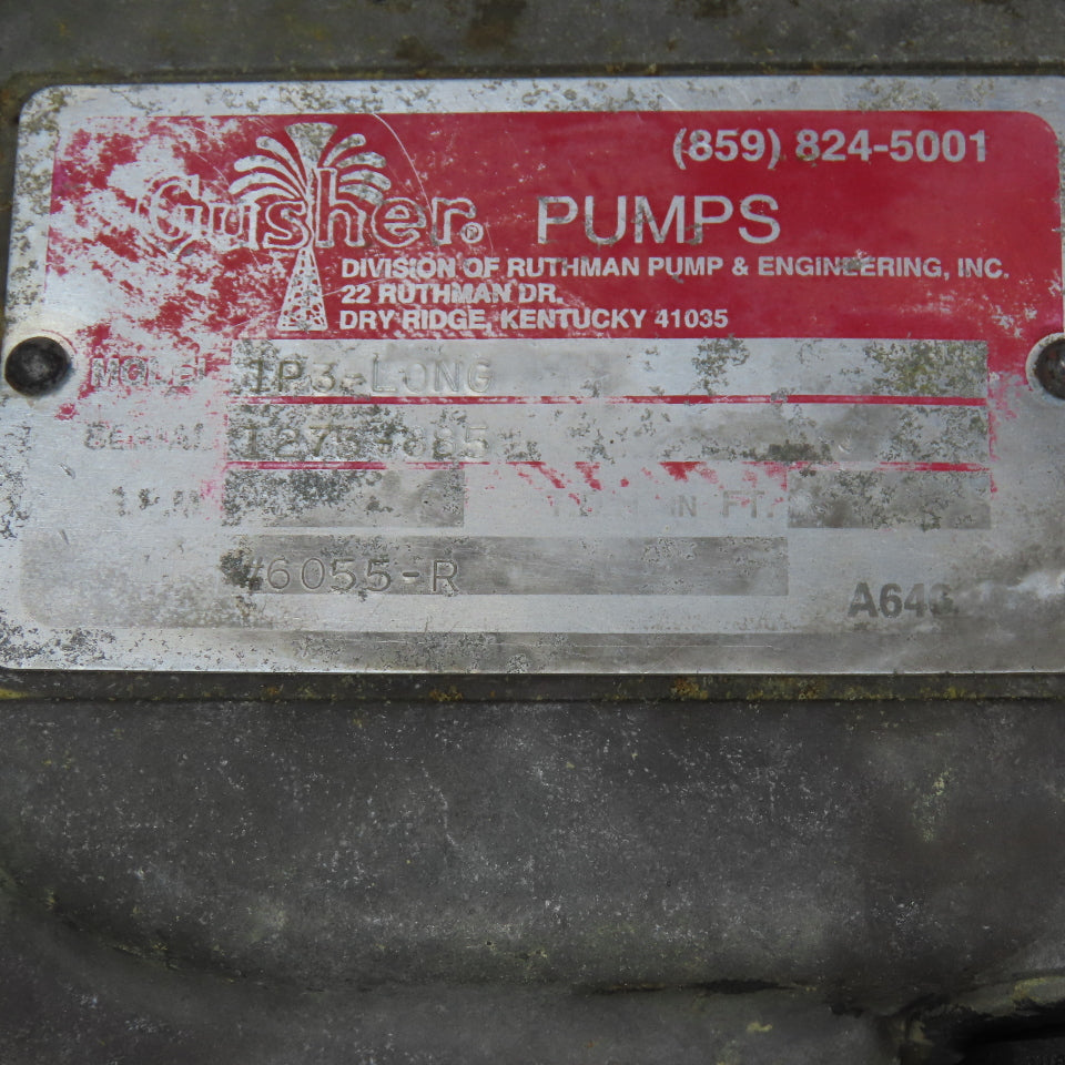 Gusher 1P3-LONG 115/230V 1Ph Coolant Pump 9 Gallon Reservoir