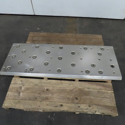60" x 20" Ball Transfer Gravity Roller Stainless Steel Plate