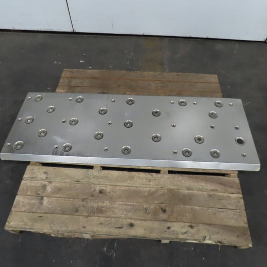 60" x 20" Ball Transfer Gravity Roller Stainless Steel Plate