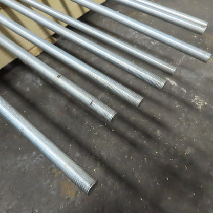 7/16"-20 Full Threaded Rod 144" / 12' OAL Lot Of 8