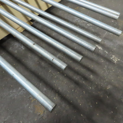7/16"-20 Full Threaded Rod 144" / 12' OAL Lot Of 8