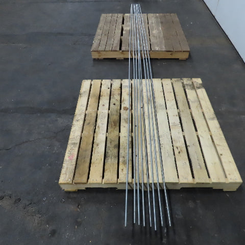 7/16"-20 Full Threaded Rod 144" / 12' OAL Lot Of 8