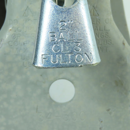 Fulton 34-300 2" Ball Straight Tongue Hitch Coupler SAE CL. 3 Rated 5000 LB