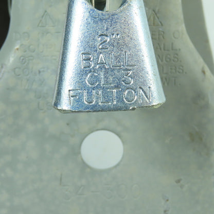 Fulton 34-300 2" Ball Straight Tongue Hitch Coupler SAE CL. 3 Rated 5000 LB